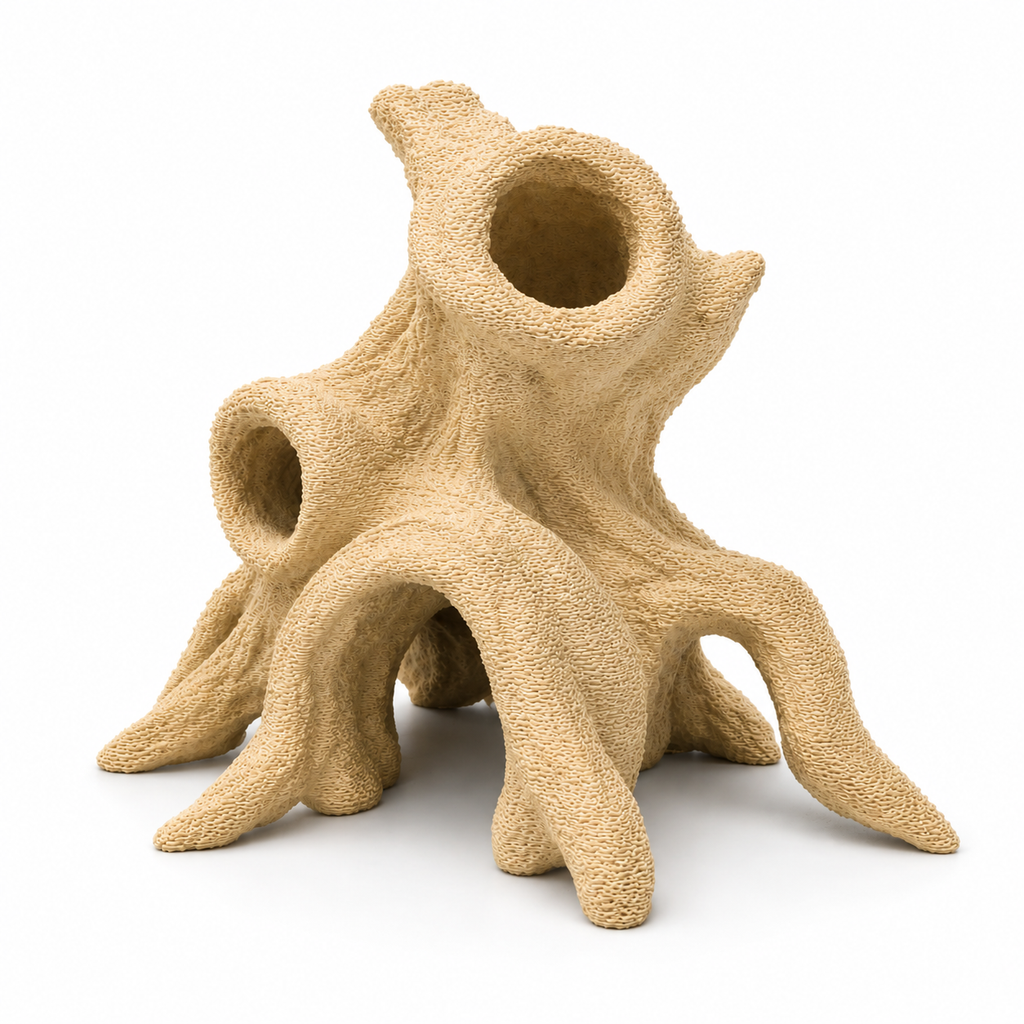 Driftwood Root Aquarium Cave – Natural Mangrove Style Fish Hideout