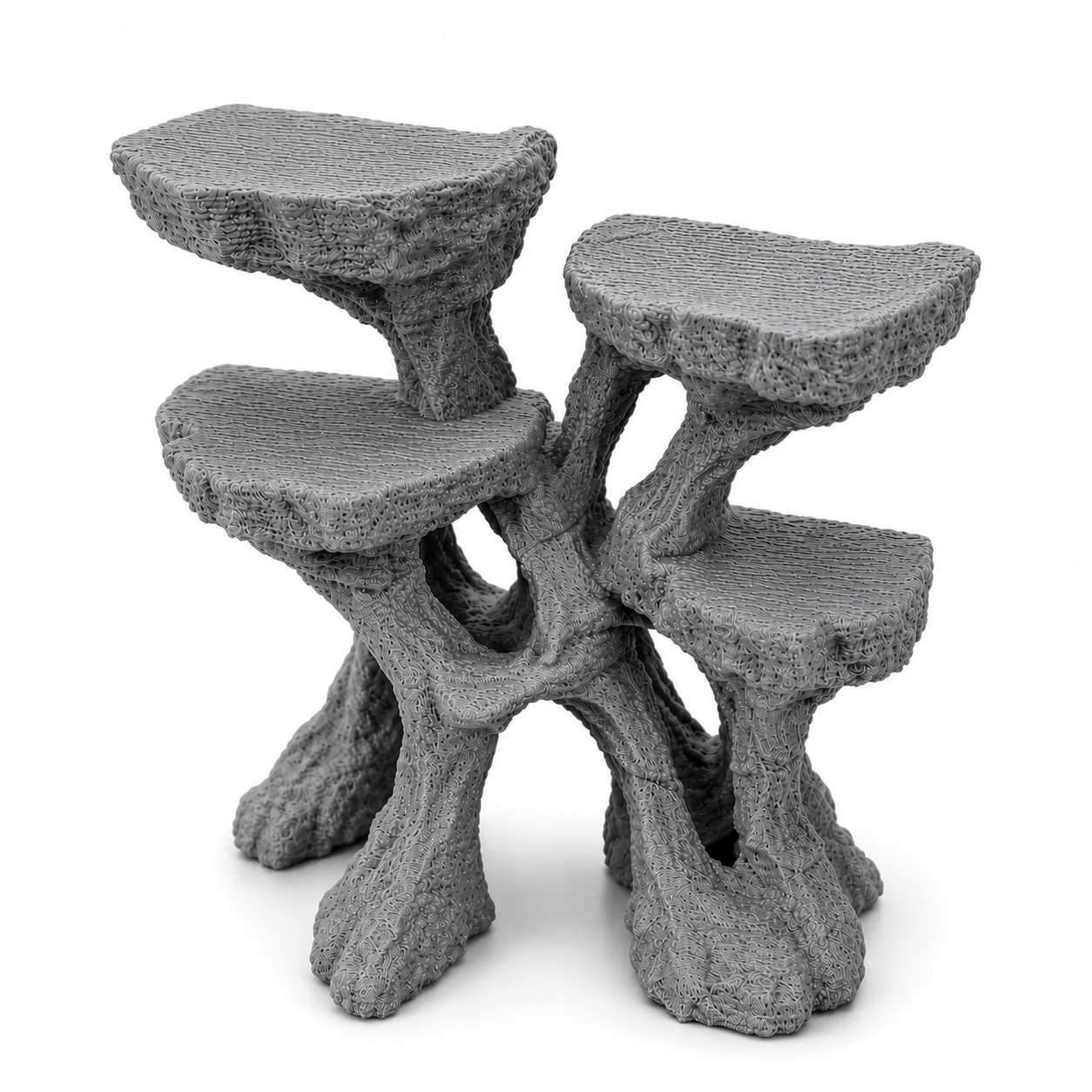 3D-Aquarium-Holzrückwand – Treibholz-Plateau für Aquascaping
