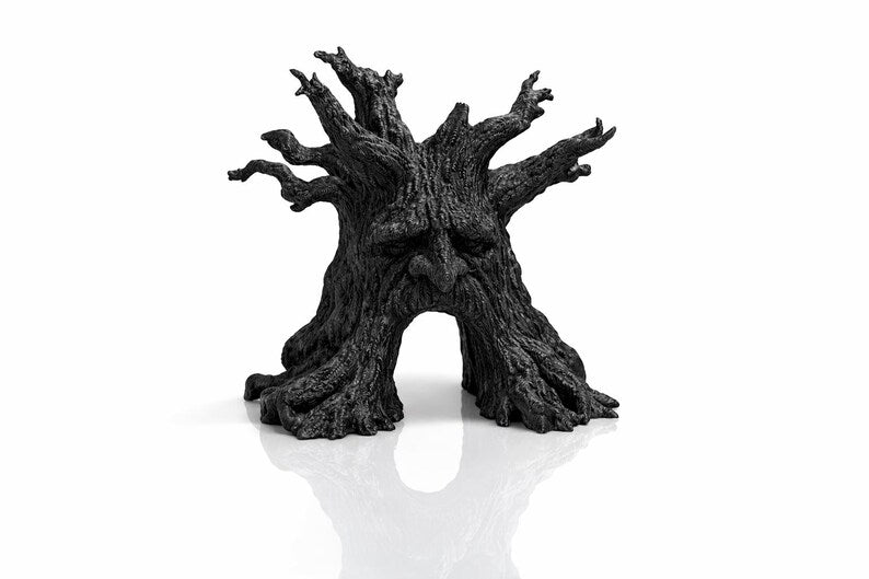 Haunted Tree Stump Aquarium Decor – Nano Forest Aquascape Centerpiece