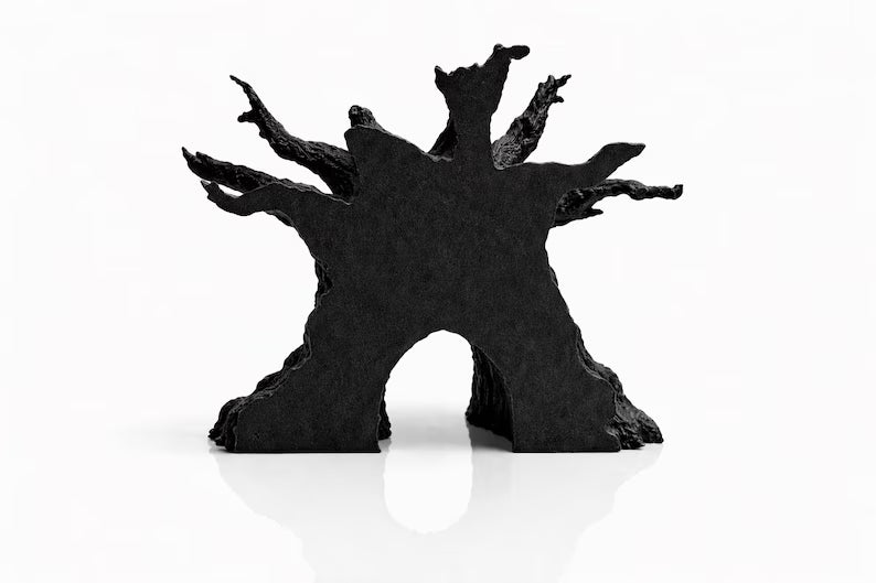 Haunted Tree Stump Aquarium Decor – Nano Forest Aquascape Centerpiece