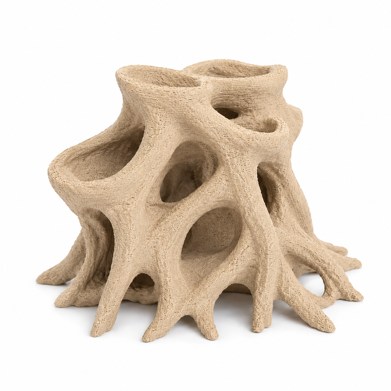Root Cave Planter Aquarium Decor – Driftwood Style Fish Hideout with Plant Holder | Shrimp Cave | Aquascape Centerpiece