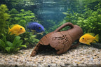 Ancient Amphora Aquarium Cave – Broken Vase Fish Hideout | Betta & Shrimp Shelter | Ruins Aquascape Decor