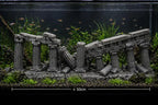 XXL Greek Temple Aquarium Decor 50cm / 70cm – Ancient Ruins Aquascape Structure for Large Aquariums