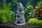 Desert Pinnacle Aquarium Rock Tower – Vertical Cichlid Cave Structure