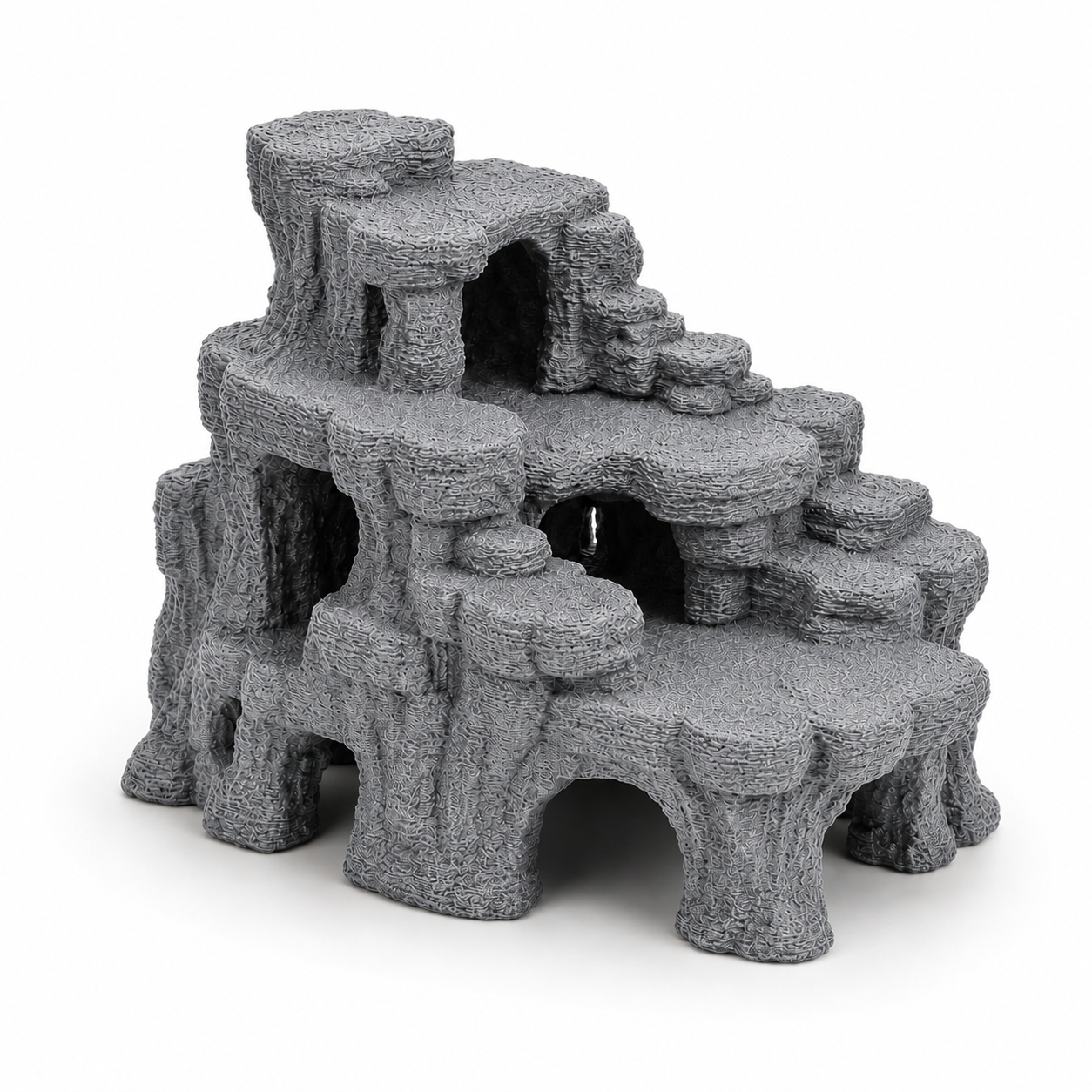 Canyon Ridge Aquarium Cave – Desert Rock Formation for Fish & Shrimp | Aquascape Centerpiece | Natural Aquarium Decor