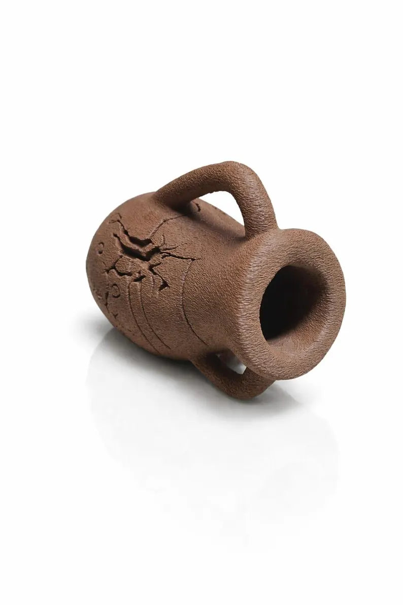 Ancient Amphora Aquarium Cave – Broken Vase Fish Hideout | Betta & Shrimp Shelter | Ruins Aquascape Decor