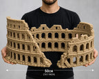 XL & XXL Colosseum Aquarium Decor – Giant Roman Ruins Aquascape Centerpiece for Large Fish Tanks