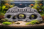 Custom Aquarium Decor XL & XXL – Personalized Rock Cave Centerpiece for Large Aquariums & Aquascapes