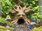 Haunted Tree Stump Aquarium Decor – Nano Forest Aquascape Centerpiece