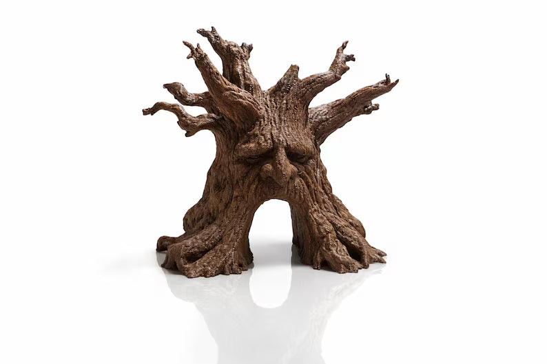 Haunted Tree Stump Aquarium Decor – Nano Forest Aquascape Centerpiece