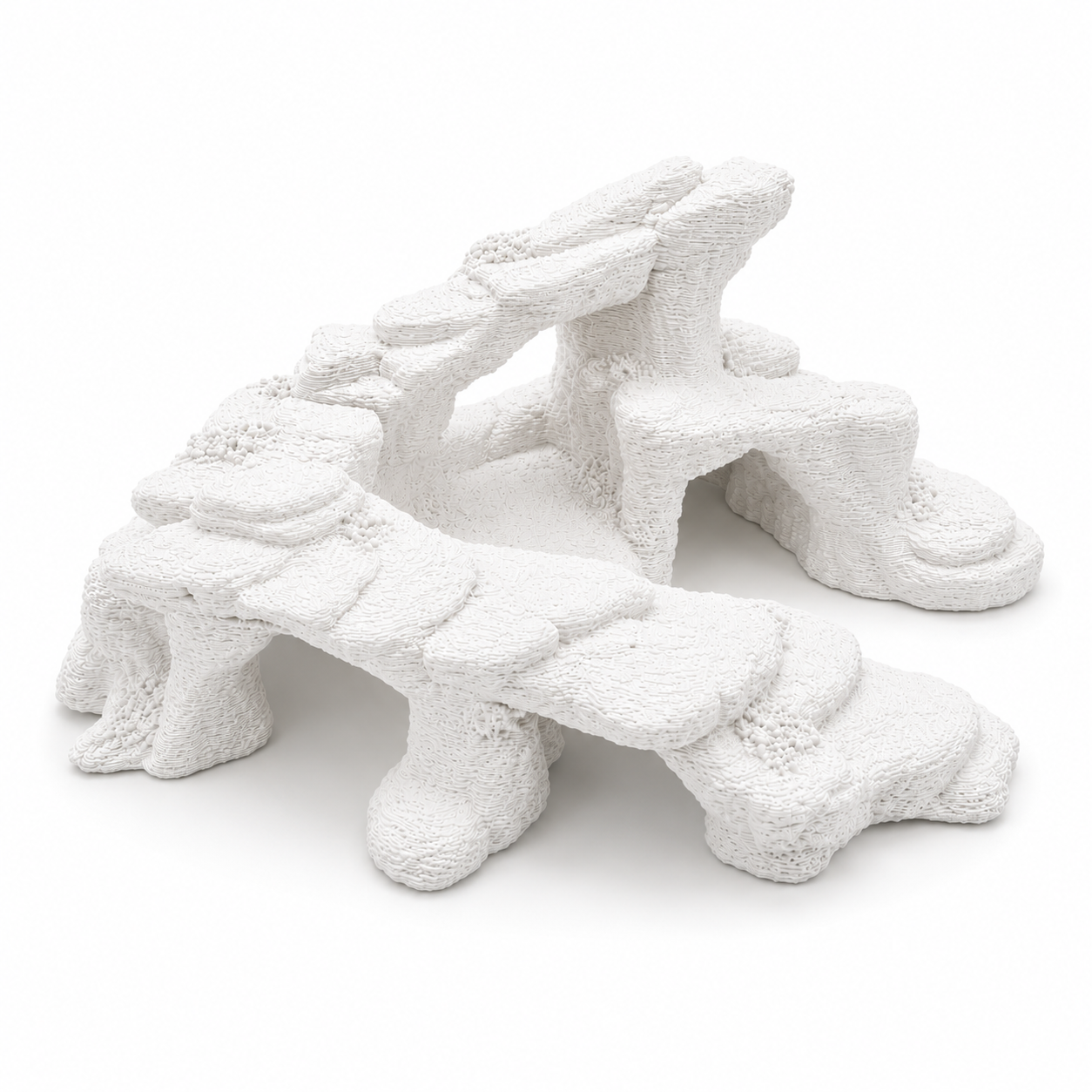 Stone Plateau Aquariumgrotten – Rotsstructuur met Meerdere Niveaus voor Aquascaping
