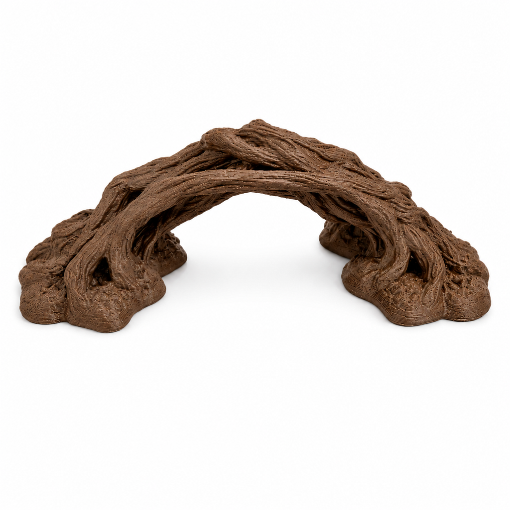 XL & XXL Driftwood Arch Aquarium Decor – Giant Woven Root Aquascape Centerpiece | Fish & Shrimp Shelter for Large Tanks