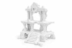 Nano Temple Aquarium Background – Betta & Shrimp Hideout | 3D Aquascape Backwall for Nano Tanks