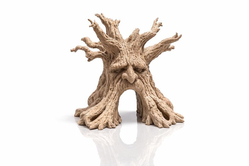 Haunted Tree Stump Aquarium Decor – Nano Forest Aquascape Centerpiece