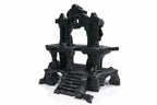 Nano Temple Aquarium Background – Betta & Shrimp Hideout | 3D Aquascape Backwall for Nano Tanks