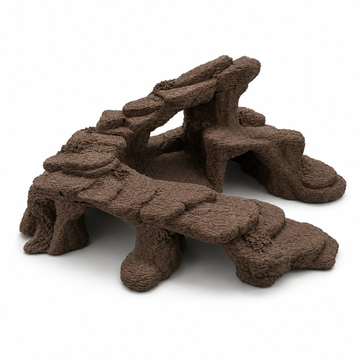 Stone Plateau Aquariumgrotten – Rotsstructuur met Meerdere Niveaus voor Aquascaping