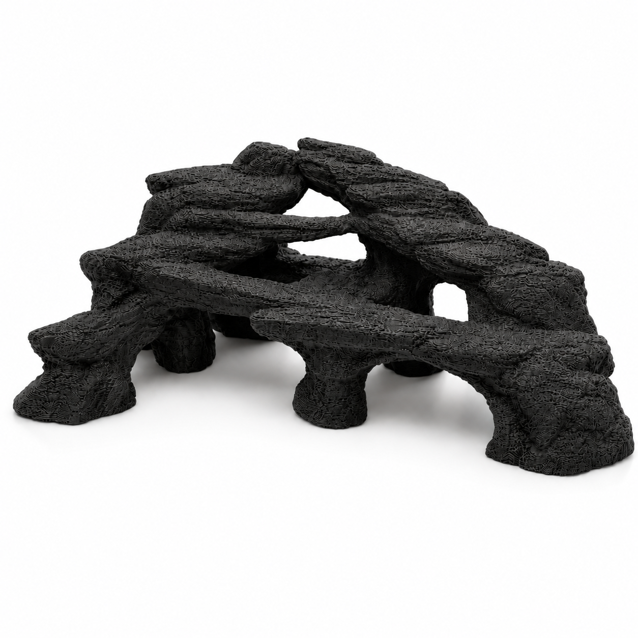 Desert Rock Aquarium Achtergrond – 3D Canyon Wand Achtergrond