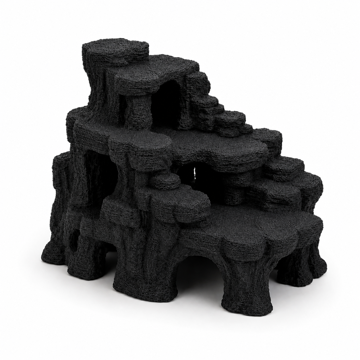 Canyon Ridge Aquarium Cave – Desert Rock Formation for Fish & Shrimp | Aquascape Centerpiece | Natural Aquarium Decor
