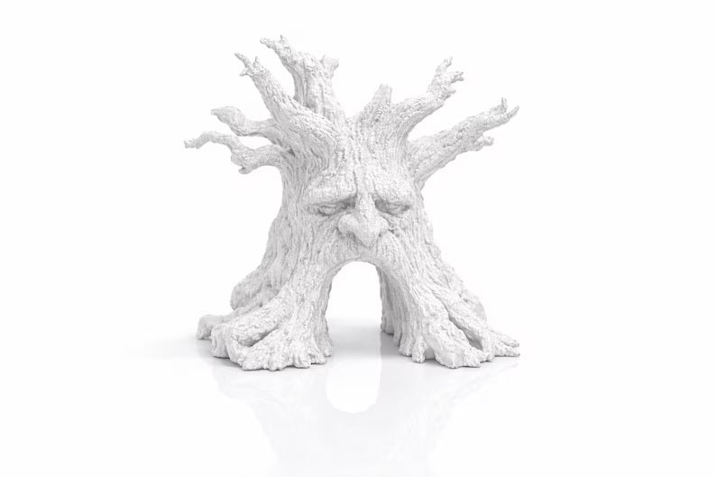 Haunted Tree Stump Aquarium Decor – Nano Forest Aquascape Centerpiece