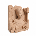 Ancient Egyptian Aquarium Background – Nefertiti Relief Wall Decor