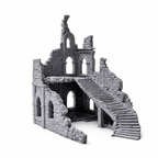 Ancient Ruins Aquarium Decor – Fantasy Temple Cave & Aquascape Structure