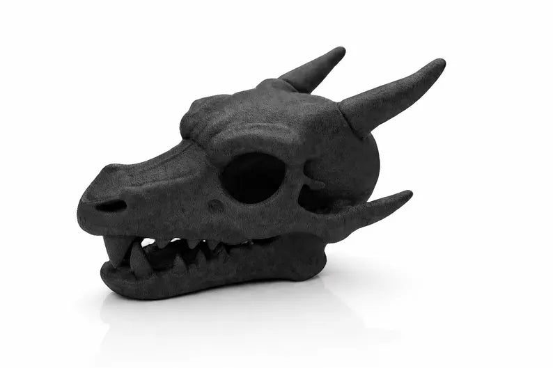 Charizard Skull Aquarium Cave XL & XXL – Giant Dragon Fish Hideout | Fantasy Aquascape Centerpiece for Large Tanks