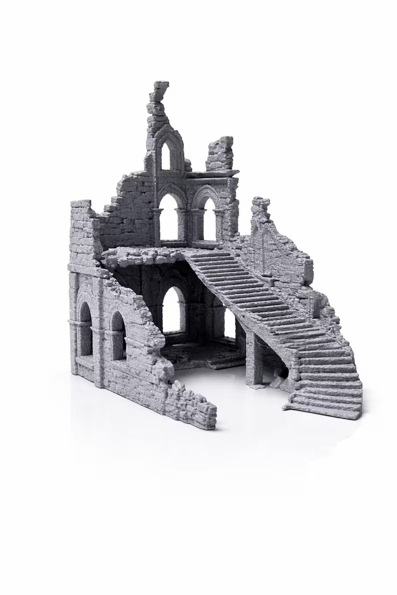 Ancient Ruins Aquarium Decor – Fantasy Temple Cave & Aquascape Structure