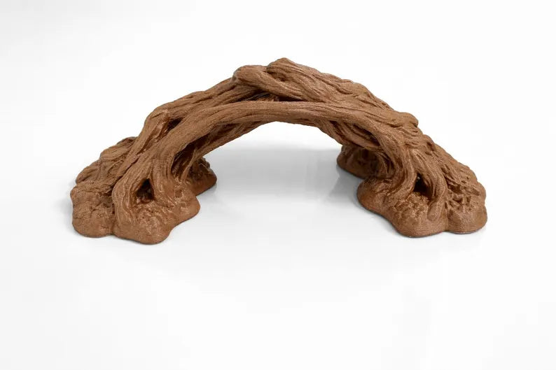 XL & XXL Driftwood Arch Aquarium Decor – Giant Woven Root Aquascape Centerpiece | Fish & Shrimp Shelter for Large Tanks