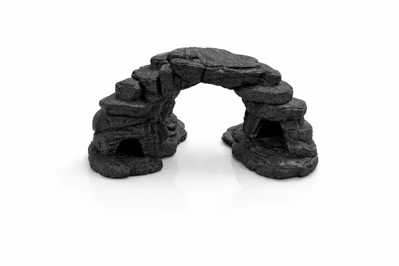 Canyon Arch Aquarium Cave – Sandstone Rock Swim-Through Structure