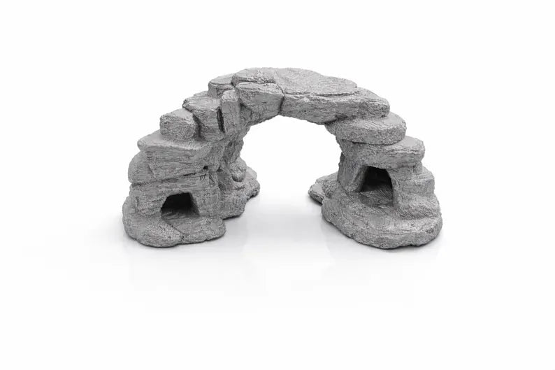 Canyon Arch Aquarium Cave – Sandstone Rock Swim-Through Structure