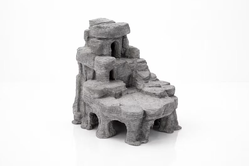 Desert Cave Two – Multi-Level Aquarium Structure with Platforms