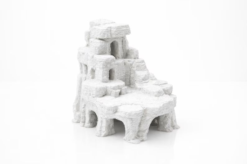 Desert Cave Two – Multi-Level Aquarium Structure with Platforms