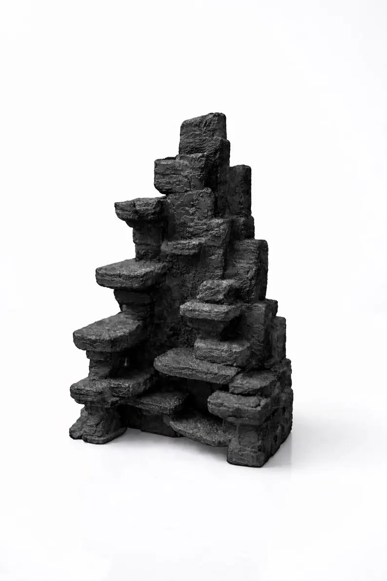 Shrimp Climbing Wall Aquarium – 3D Rock Background for Nano Tanks