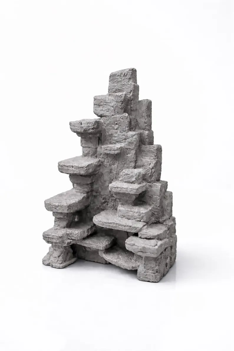 Shrimp Climbing Wall Aquarium – 3D Rock Background for Nano Tanks