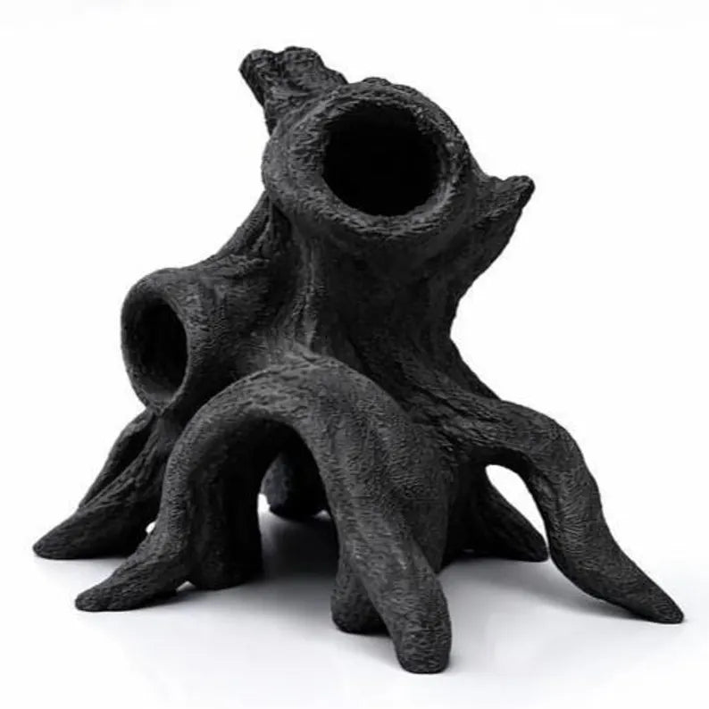 Driftwood Root Aquarium Cave – Natural Mangrove Style Fish Hideout