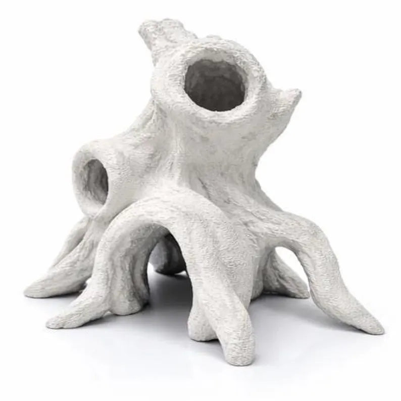 Driftwood Root Aquarium Cave – Natural Mangrove Style Fish Hideout