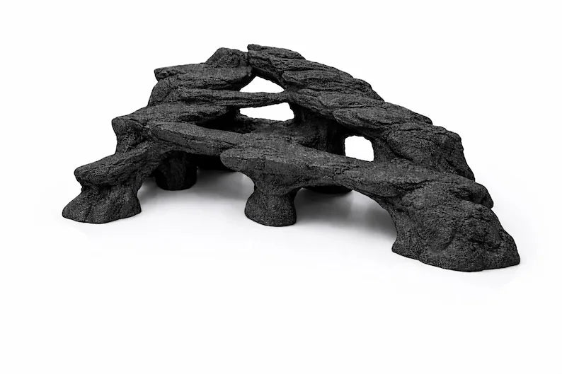 XXL Desert Rock Aquarium Background – Giant 3D Canyon Wall for Large Tanks