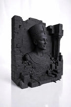 Ancient Egyptian Aquarium Background – Nefertiti Relief Wall Decor