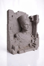 Ancient Egyptian Aquarium Background – Nefertiti Relief Wall Decor