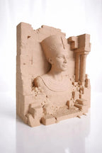Ancient Egyptian Aquarium Background – Nefertiti Relief Wall Decor