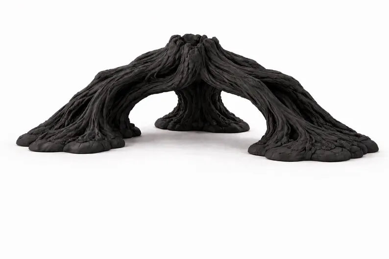 XXL Aquarium Arch Driftwood Decor 50cm / 70cm – Giant Woven Root Aquascape Structure for Large Aquariums