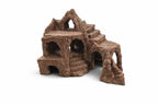 Savannah Cichlid Cave – Multi-Level Sandstone Rock Hideout for Aquariums