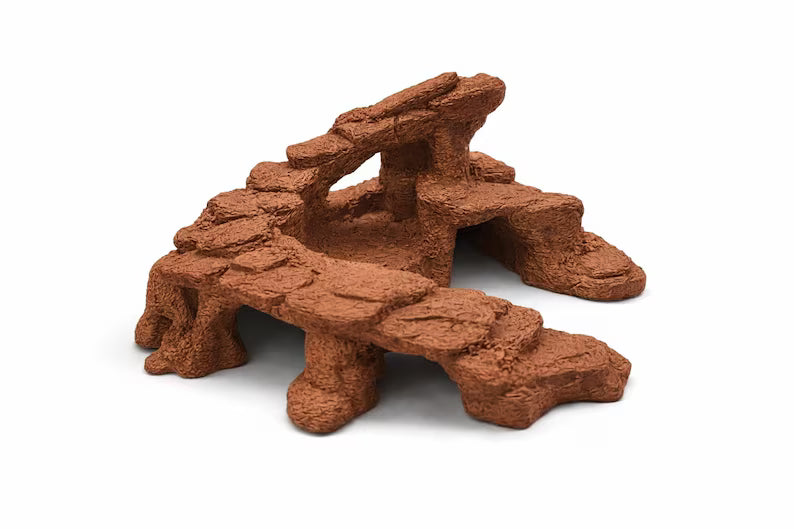 Stone Plateau Aquarium Caves – Multi-Level Rock Structure for Aquascaping