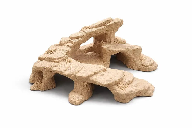 Stone Plateau Aquarium Caves – Multi-Level Rock Structure for Aquascaping