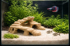 Stone Plateau Aquarium Caves – Multi-Level Rock Structure for Aquascaping