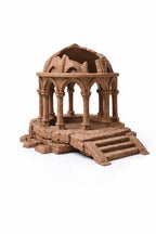 Sunken Temple Aquarium Ruins – Pavilion Cave & Feeding Bowl