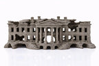 White House Aquarium Decor XL & XXL – Monument Ruins Rock Cave Centerpiece for Large Aquariums & Cichlid Tanks