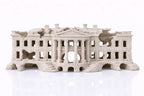White House Aquarium Decor XL & XXL – Monument Ruins Rock Cave Centerpiece for Large Aquariums & Cichlid Tanks