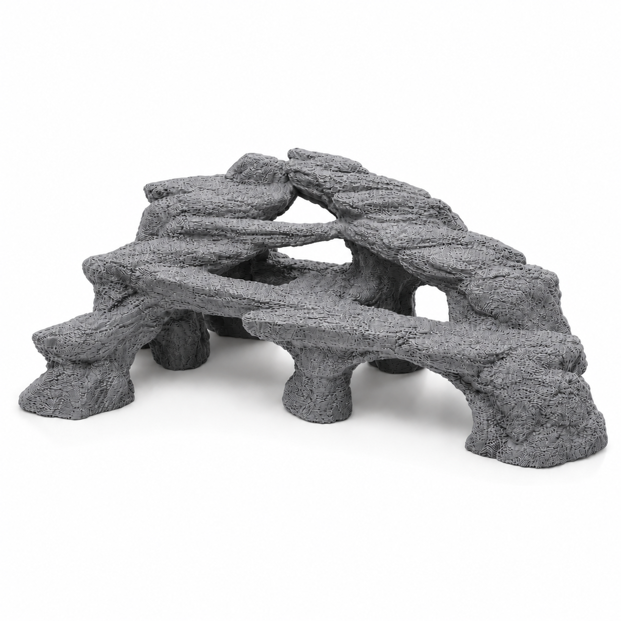 Desert Rock Aquarium Achtergrond – 3D Canyon Wand Achtergrond