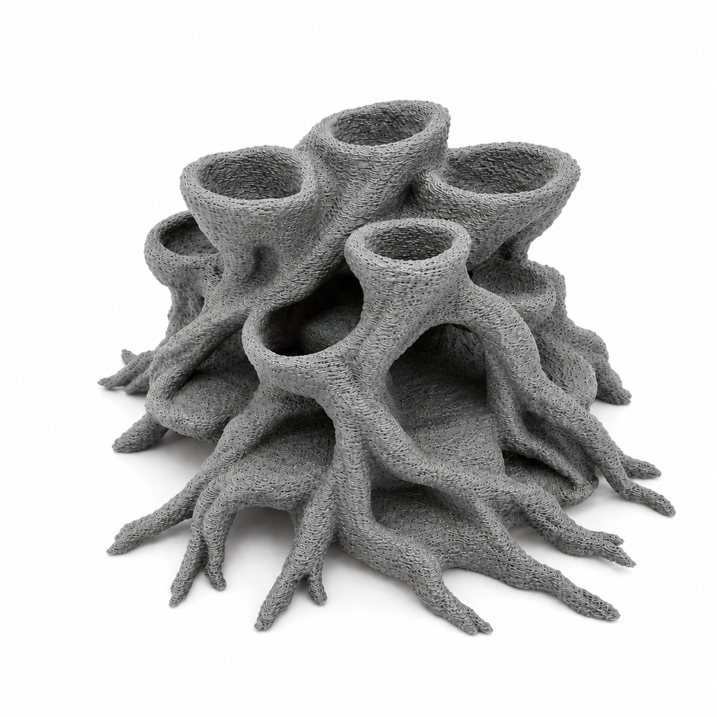 Grot Aquarium Plantenbak – Natuurlijk Houten Stijl Schuilplaats met Plantenbakjes